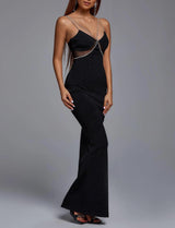 Sagia Diamond Maxi Bandage Dress
