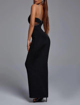 Sagia Diamond Maxi Bandage Dress