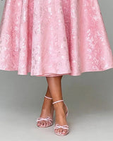 Full flared midi skirt detail