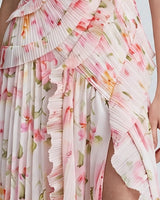 Ruffle cascade detail