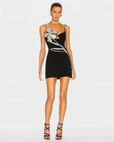Flora Crystal Mini Dress