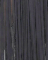 Pleated chiffon skirt detail