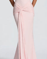 Ruched twist knot waist detail