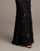 Embroidered hem detail