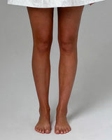 Tulip A-line mini skirt detail