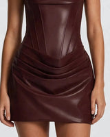 Boned corset bodice seam detail