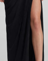 Slit and skirt detail