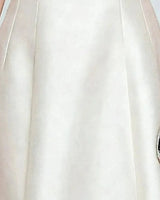 Cinched waist seam detail