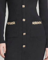 Jewel button detail