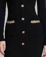 Jewel button detail