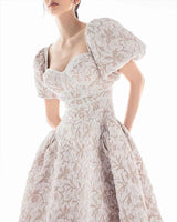 Hailey Midi Dress -  Apricot