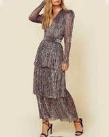 Mina Maxi Dress-Grey