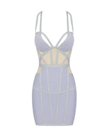 Kamora Mini Dress-Purple