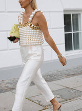 Emma pearl body chain