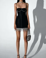 Fiona Mini Dress-Black