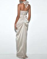 Kylie maxi Dress-Champagne