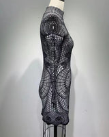 Kierra Mini Dress-black