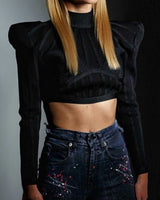 Areli Long sleeve Crop Top