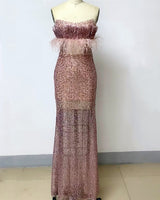 Estrella Maxi Dress-Pink