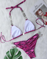 Lauren Swimwear-pink Serpentine