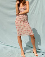 CHANA MIDI DRESS-Multicolored