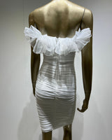 Charity Mini Dress-White