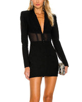 Jayden Mini Dress-Black