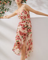 Taniya MIDI DRESS-Multicolored