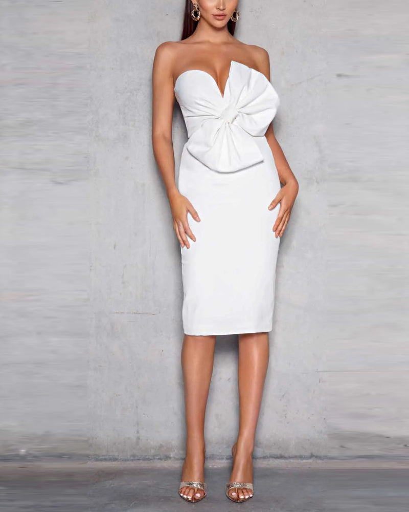 Rachel bandeau midi dress  fashionmallonline.com