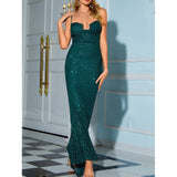Monica Maxi Dress-Green