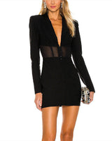 Jayden Mini Dress-Black