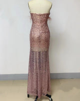 Estrella Maxi Dress-Pink