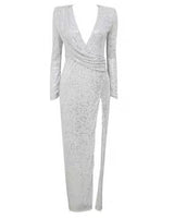 Skye Maxi Dress - Silver