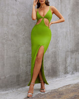 Essence Maxi Dress-Green