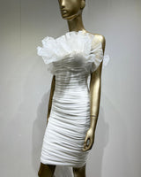 Charity Mini Dress-White