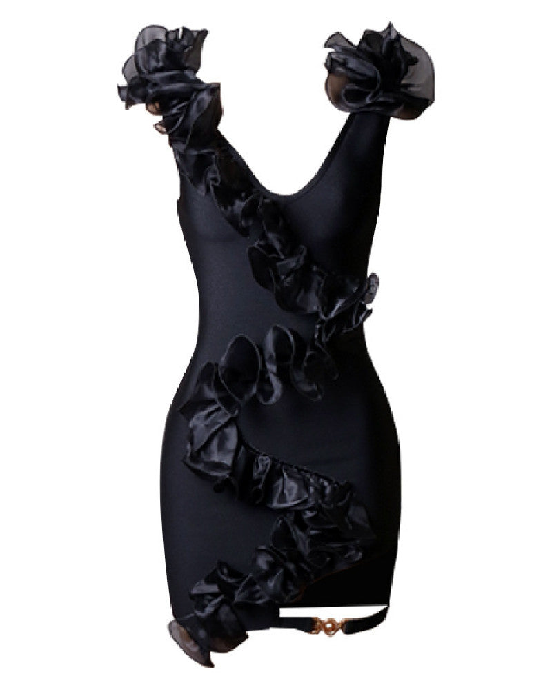 Elliana Mini Dress-Black