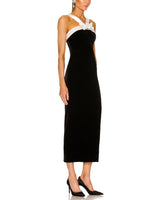 Magdalena Midi Dress-Black