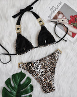 Lillian Swimwear-leopard