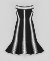 Stephany Midi Dress-Black