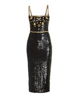 Ryann Midi Dress-Black