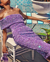 Janae MIDI DRESS-Purple