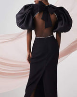 Yamilet Maxi Dress-Black