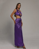 Lea Maxi Dress-Purple