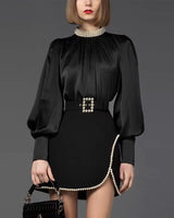 Karina Two Piece Set - Black