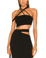 Salma Two Piece Set-Black