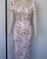 Destiny Midi Dress-Multicolored