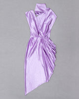 Heidy Midi Dress-Purple
