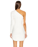 SELINA MINI DRESS-WHITE
