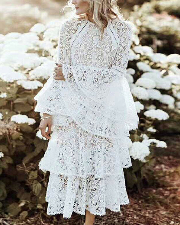 Paula Maxi Dress-White