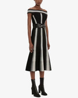 Stephany Midi Dress-Black